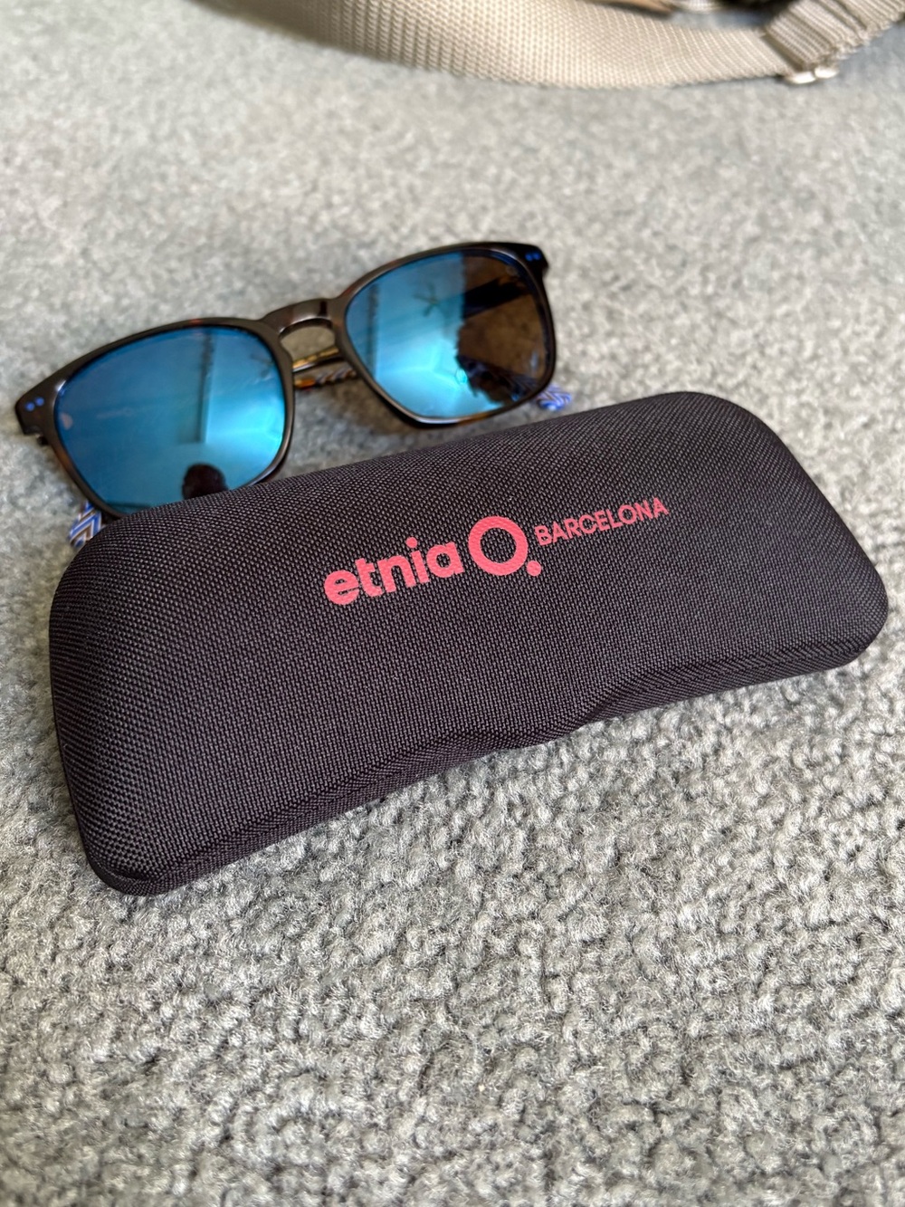 Etnia Barcelona Men’s Sunglasses with Blue Mirrored Lenses